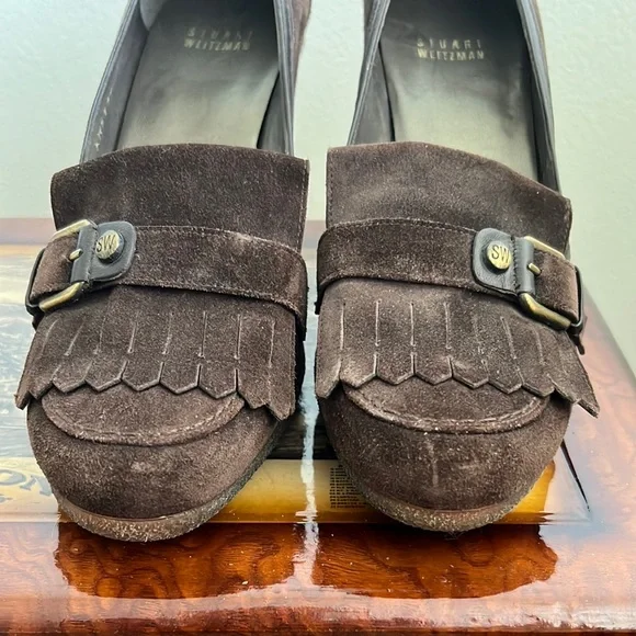 Stuart Weitzman shoes women Size 9M brown color - Picture 6 of 9